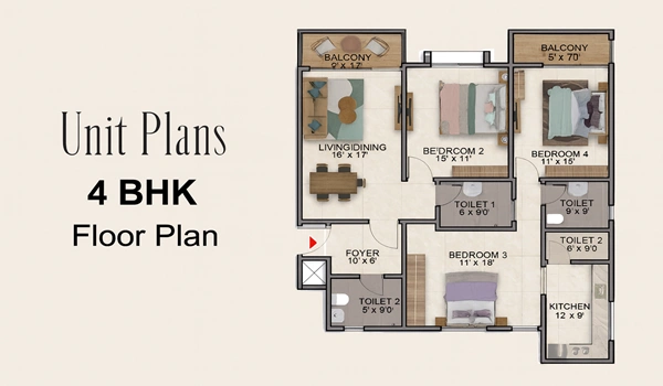 Brigade Cloud Forest Floor Plan